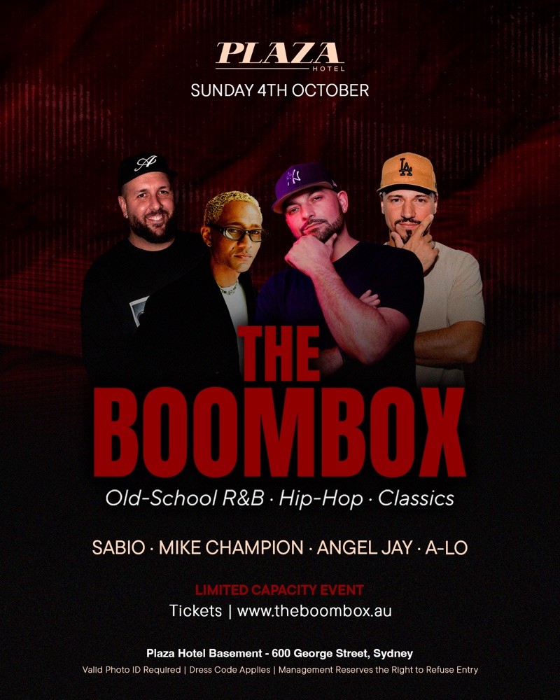 The Boombox — Plaza Hotel Basement, Sun 4 October
